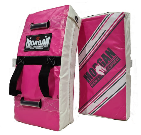 Morgan Aventus Heavy Duty Large Curved Strike & Hit Shield - Pink