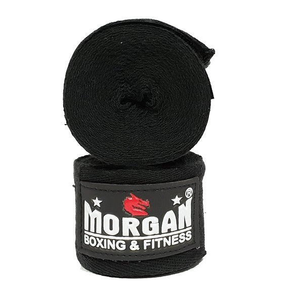 Morgan Cotton Boxing Hand Wraps 4m Pair - Pink