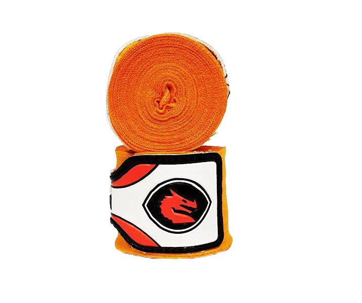 Morgan Mexican Elastic Boxing Hand Wraps 4m Pair - Orange