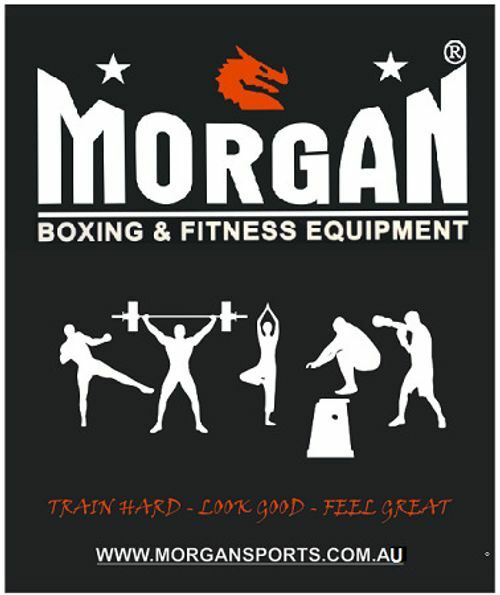 MORGAN TRAIN HARD - LOOK GOOD - FEEL GREAT BANNER