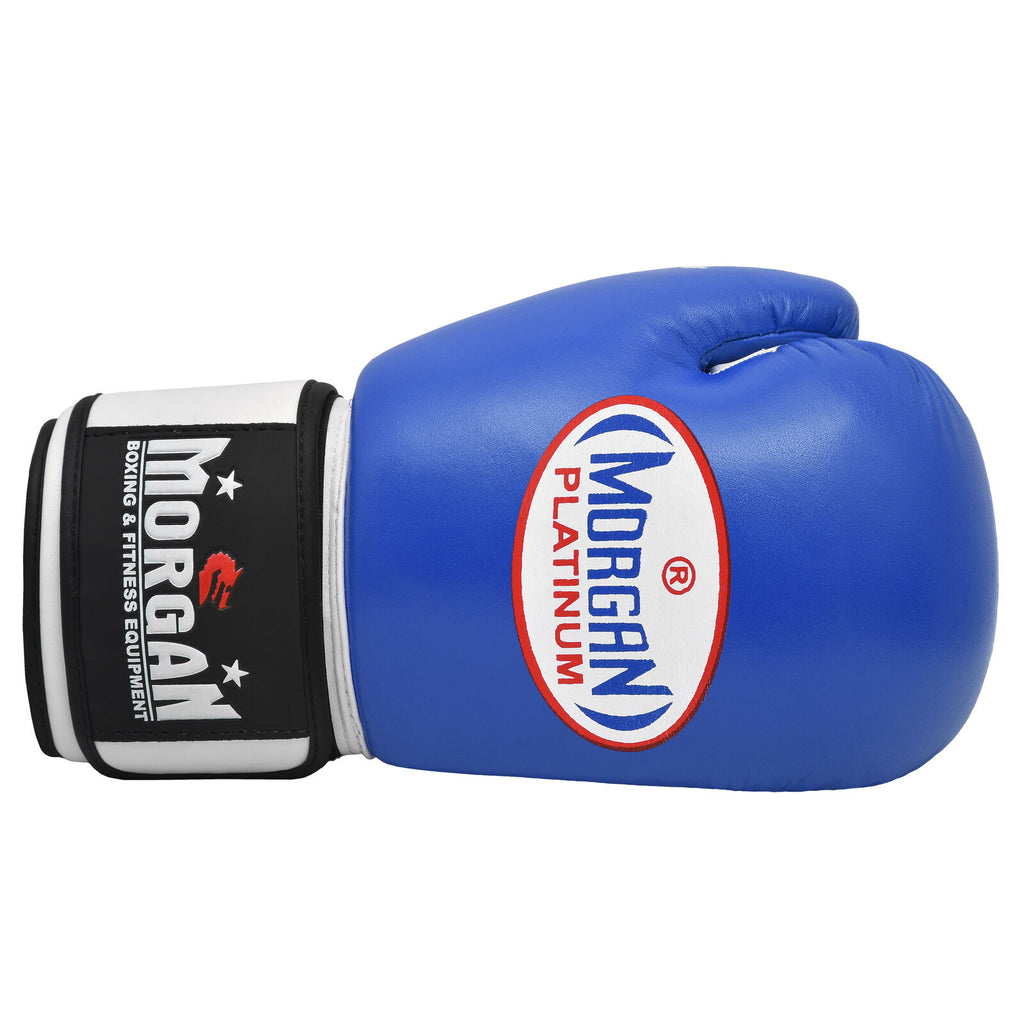 Morgan Sports V2 Platinum Leather Sparring Gloves