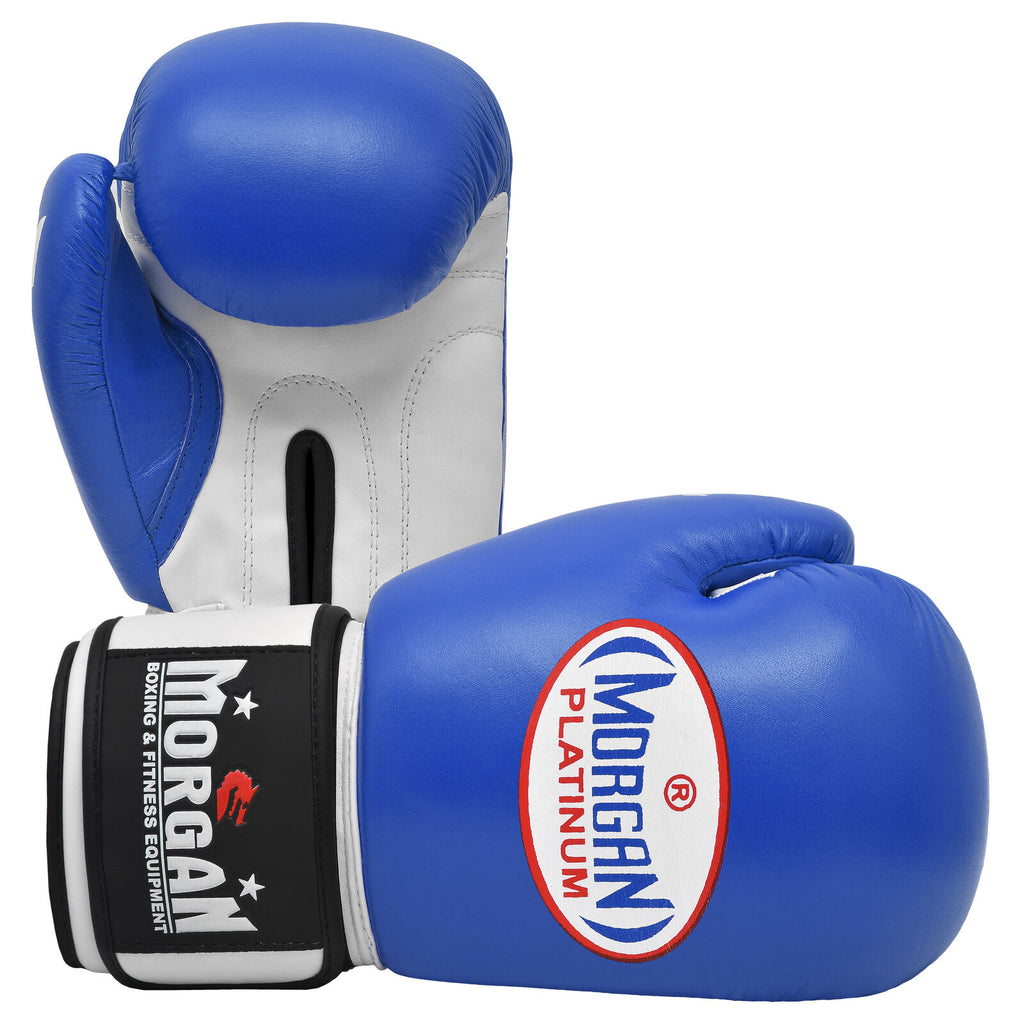 Morgan Sports V2 Platinum Leather Sparring Gloves