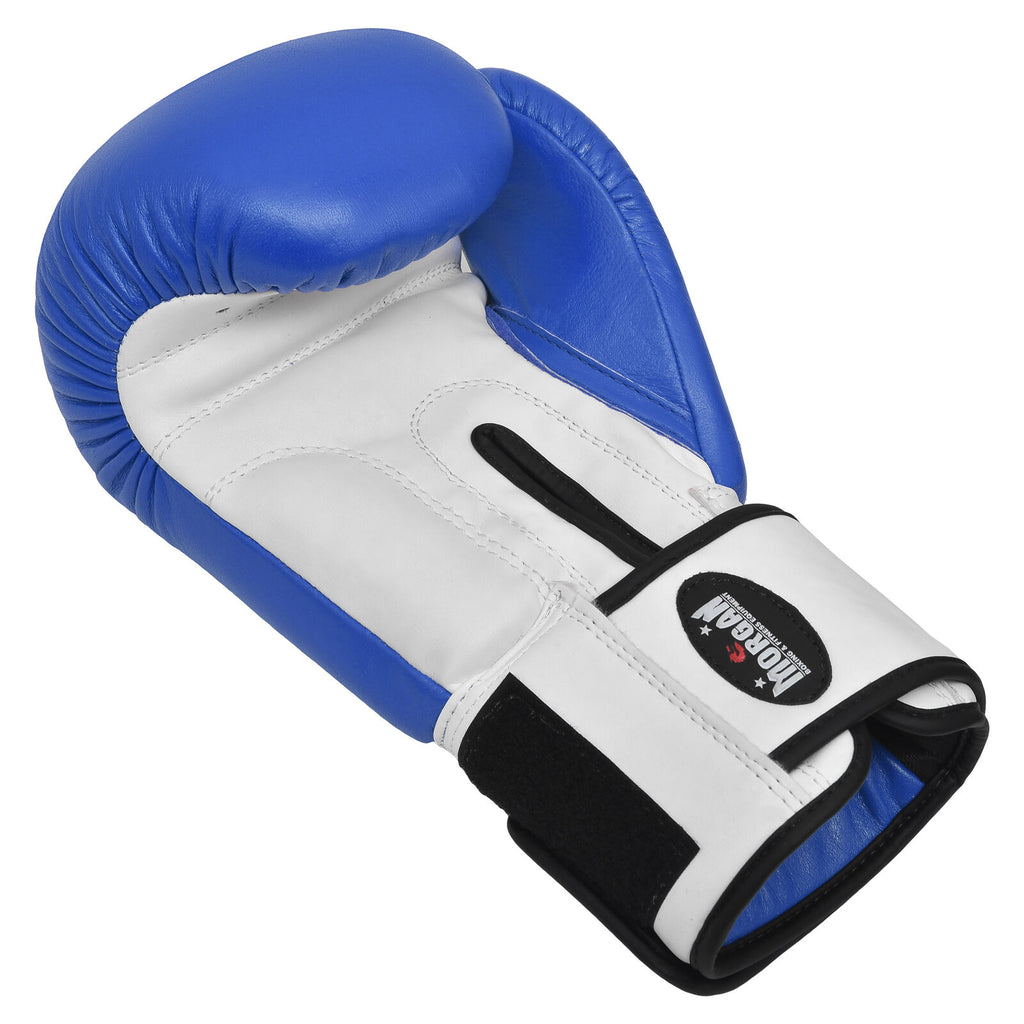 Morgan Sports V2 Platinum Leather Sparring Gloves