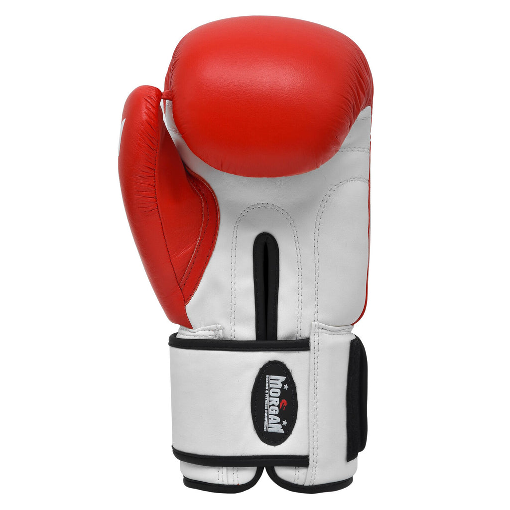 Morgan Sports V2 Platinum Leather Sparring Gloves