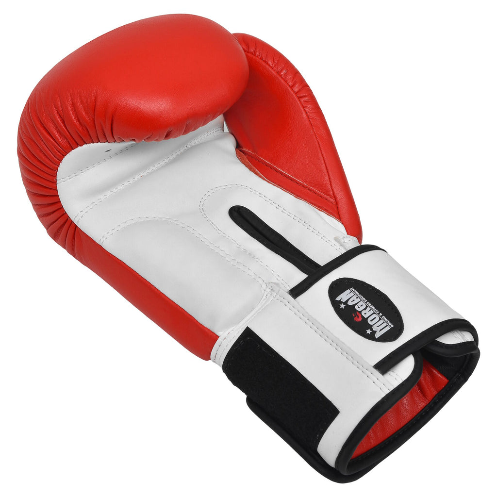 Morgan Sports V2 Platinum Leather Sparring Gloves