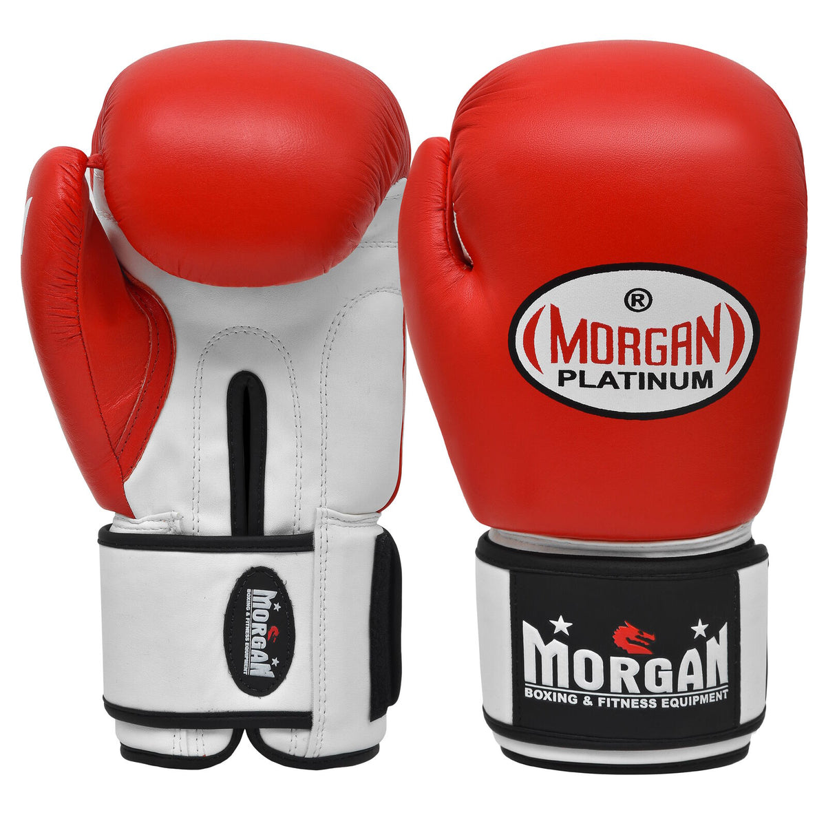 Morgan Sports V2 Platinum Leather Sparring Gloves