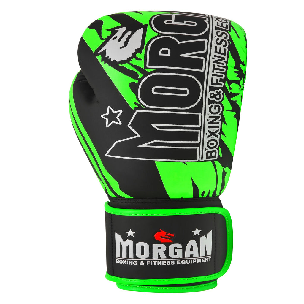 Morgan Sports Bkk Ready Boxing & Muay Thai Gloves 8oz - Green