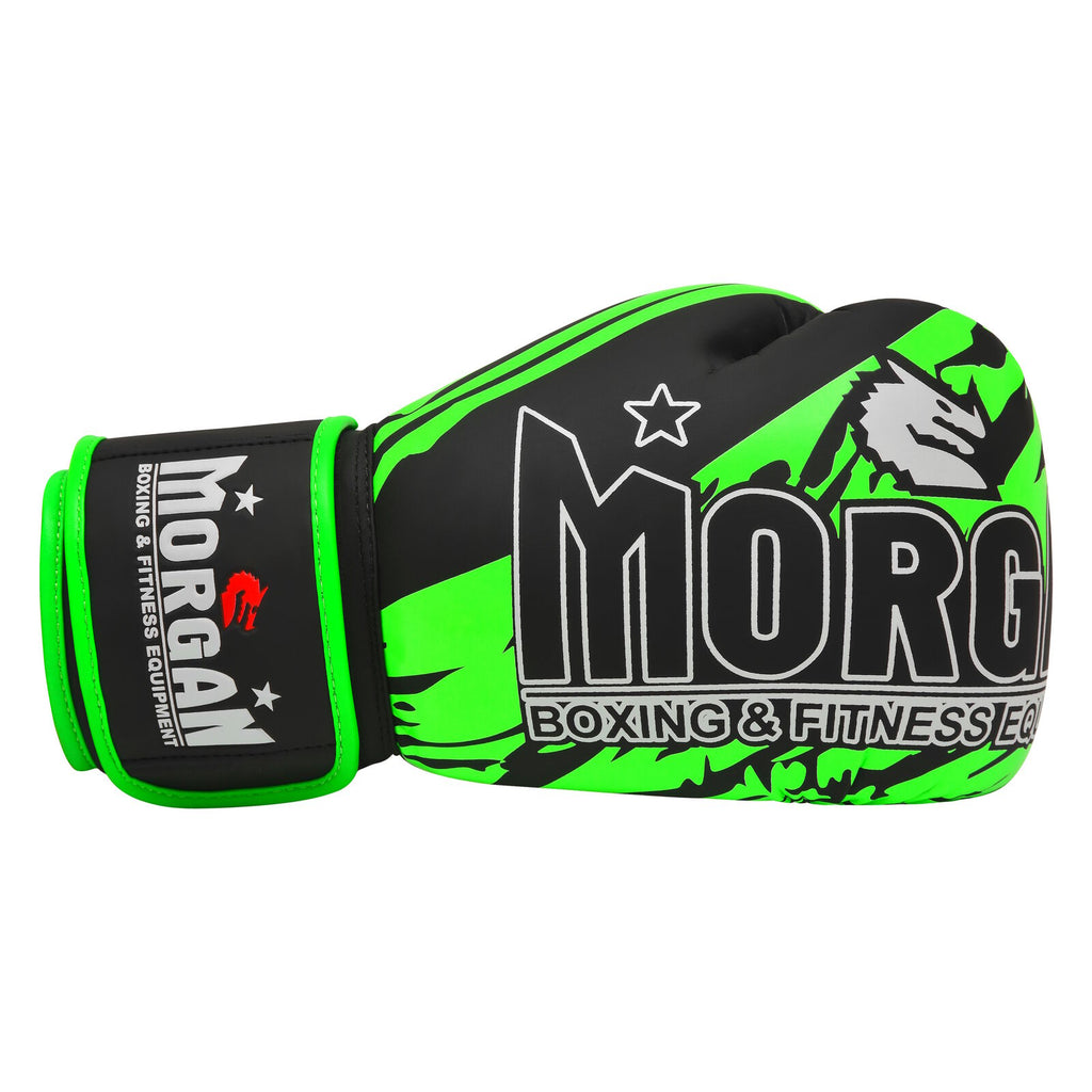 Morgan Sports Bkk Ready Boxing & Muay Thai Gloves 8oz - Green