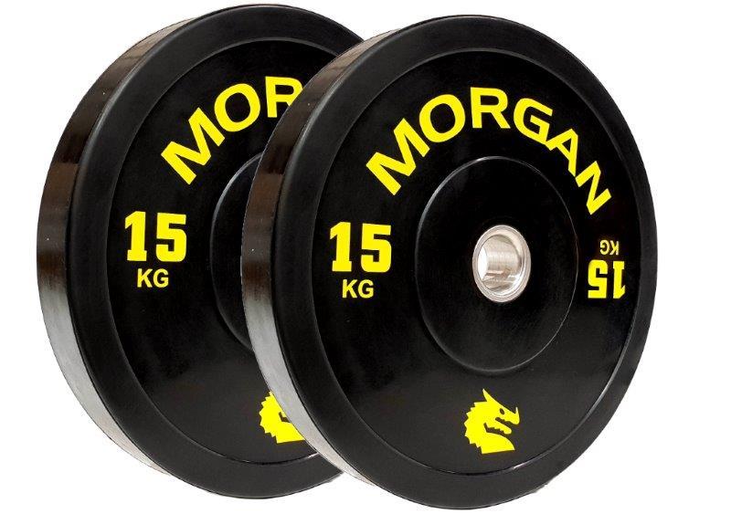 100KG MORGAN OLYMPIC BUMPER PLATE PACK