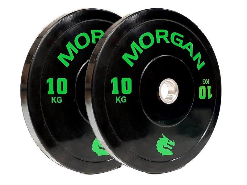 100KG MORGAN OLYMPIC BUMPER PLATE PACK