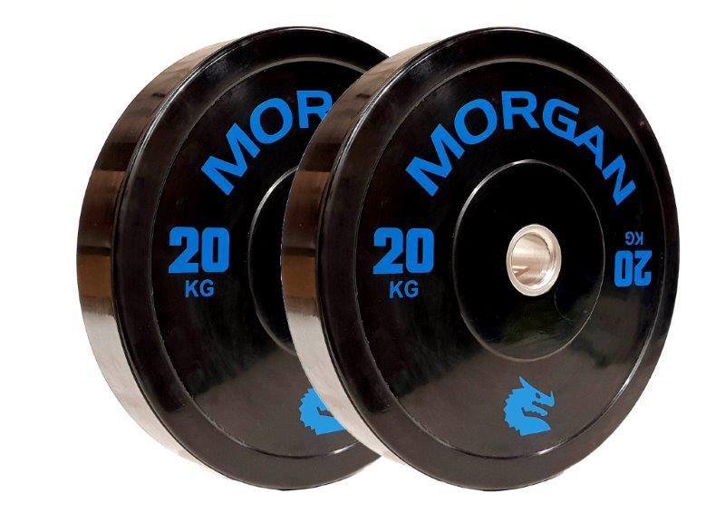 100KG MORGAN OLYMPIC BUMPER PLATE PACK