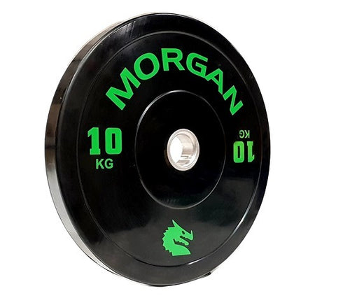 MORGAN 10KG OLYMPIC BUMPER PLATES (PAIR)
