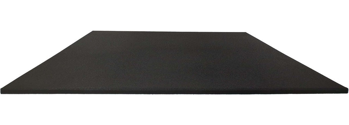 MORGAN COMMERCIAL GRADE RUBBER FLOOR TILES | BLACK (1m x 1m x 15mm)