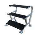 MORGAN 3 TIER RUBBER HEX DUMBBELL RACK