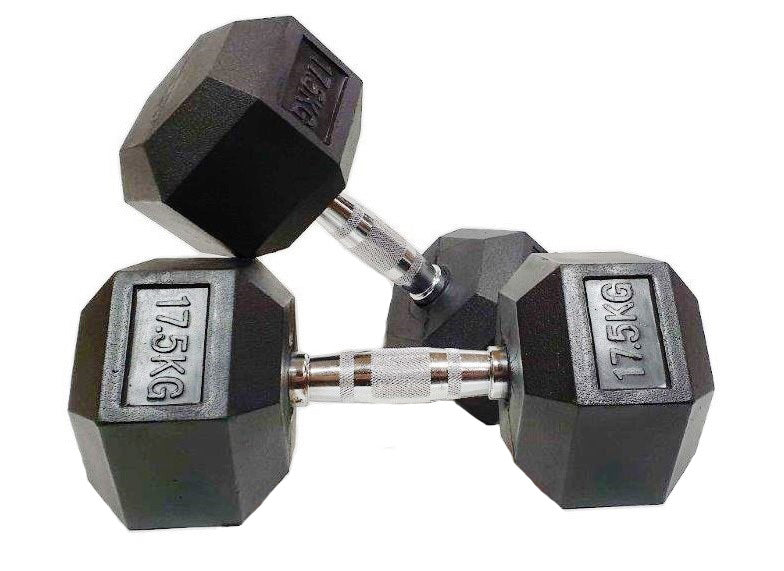 MORGAN HEX DUMBBELLS - PAIR [17.5kg]