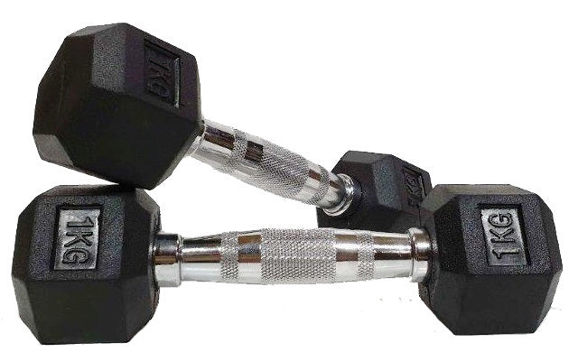 MORGAN HEX DUMBBELLS - PAIR [1kg]