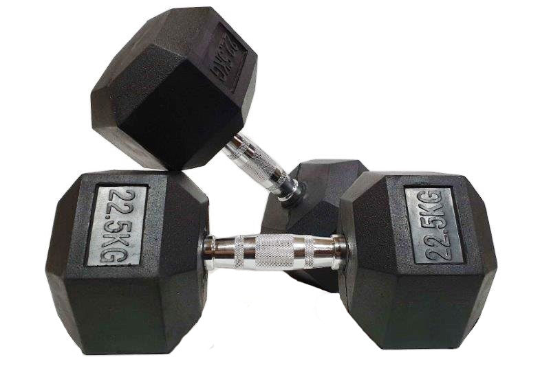 MORGAN HEX DUMBBELLS - PAIR [22.5kg]