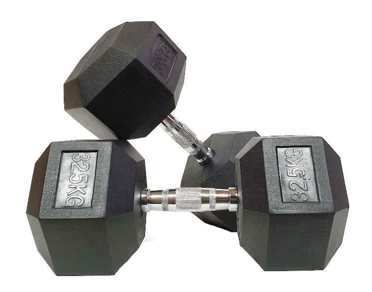 MORGAN HEX DUMBBELLS - PAIR [32.5kg]