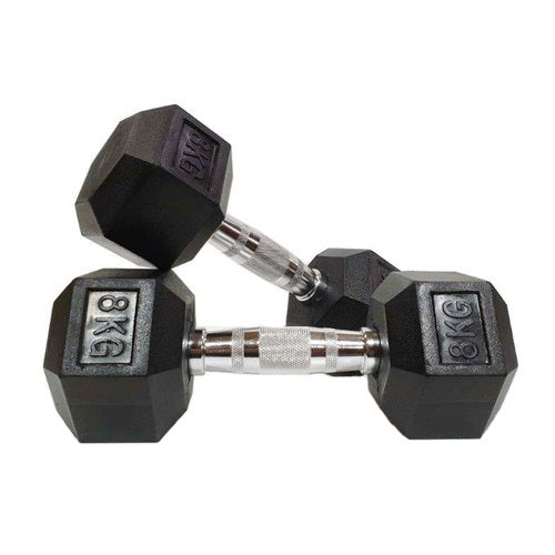 MORGAN HEX DUMBBELLS - PAIR [8kg]