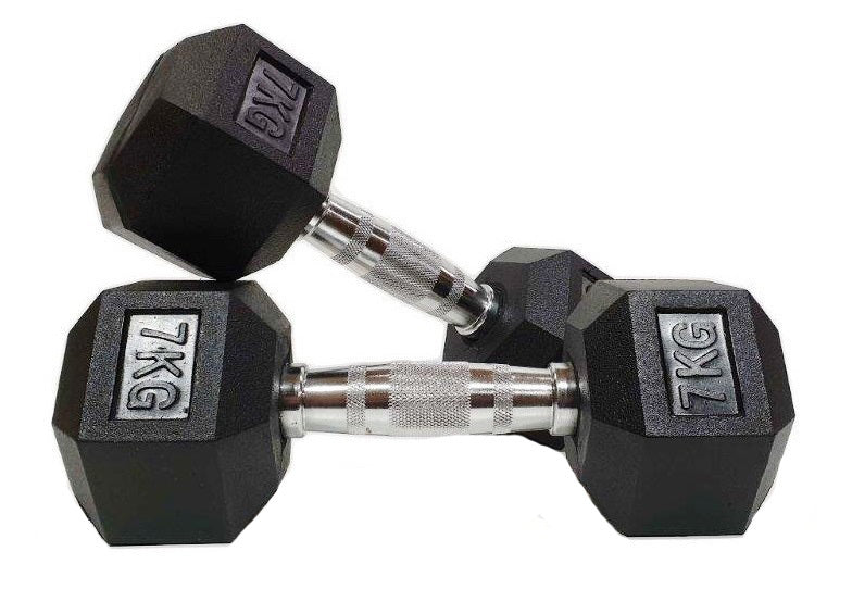 MORGAN HEX DUMBBELLS - PAIR [5Kg]