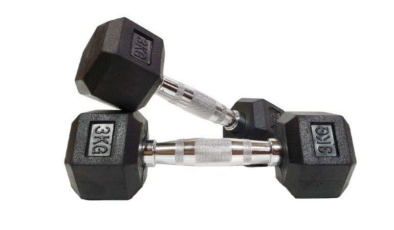 MORGAN HEX DUMBBELLS - PAIR [9kg]