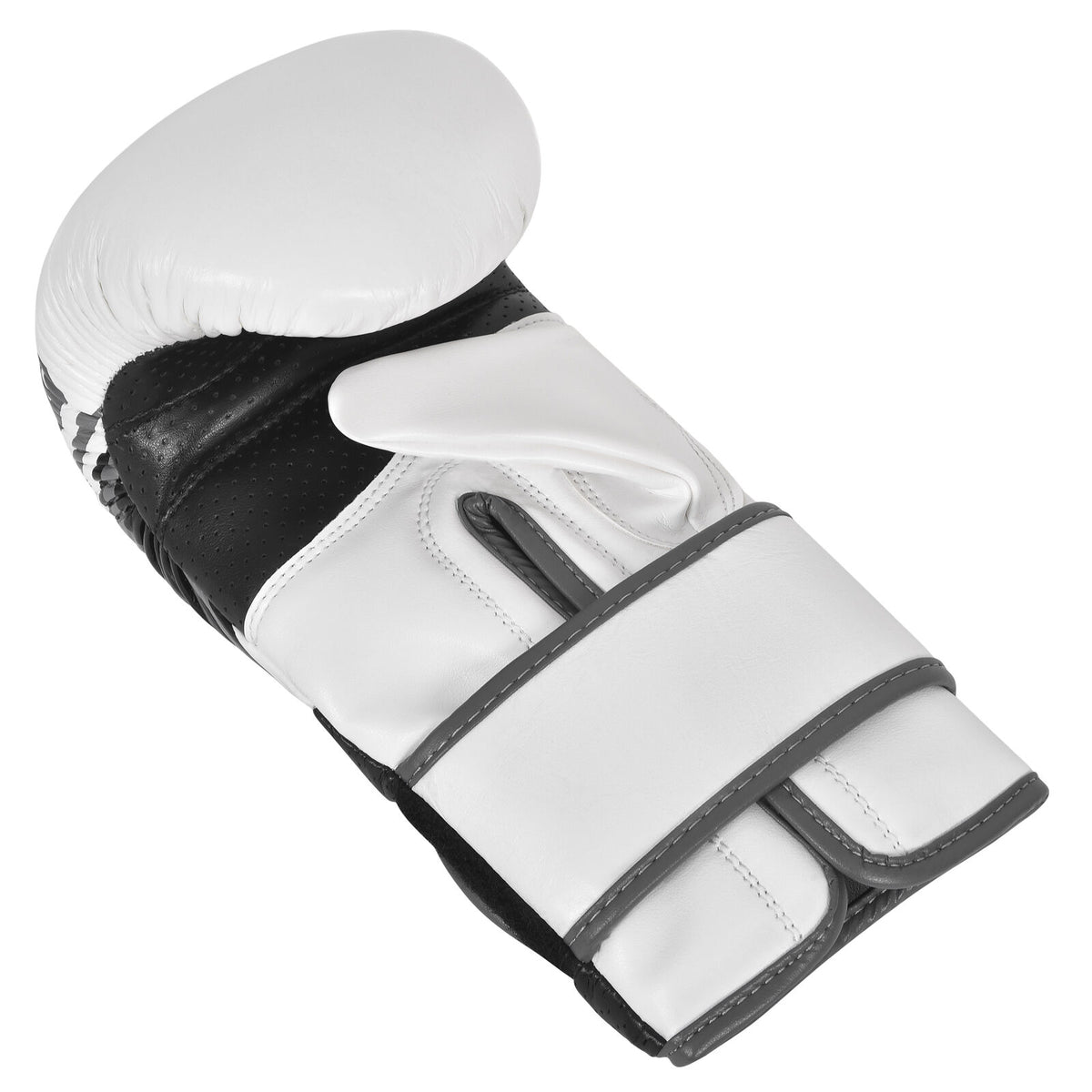 Morgan Aventus Leather Curved Bag Mitts Large - White
