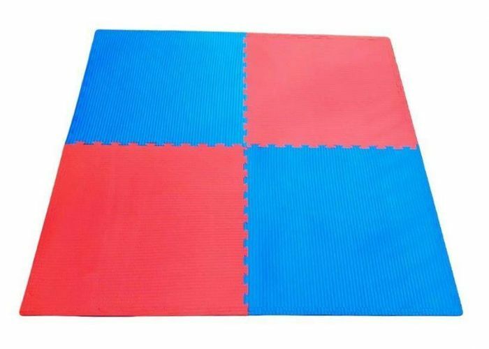 MORGAN 2cm TATAMI JIGSAW INTERLOCKING FLOOR MATS | PREMIUM GRADE [Red/Blue]