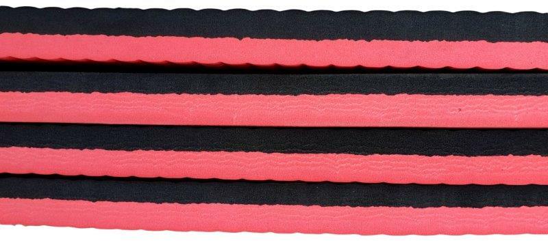 MORGAN 3cm JIGSAW INTERLOCKING FLOOR MATS | PREMIUM GRADE [Red/Black]