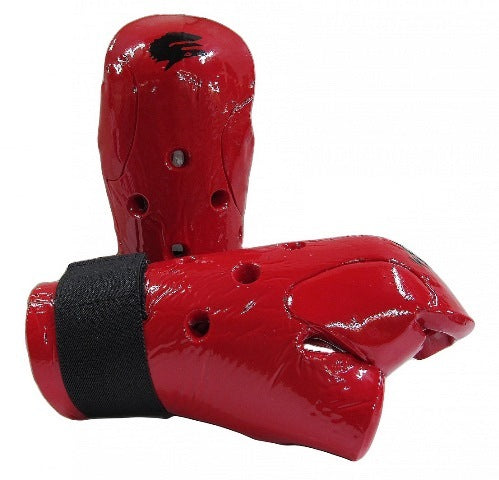 Morgan Dipped Foam Protector Hand Guards Medium - Red