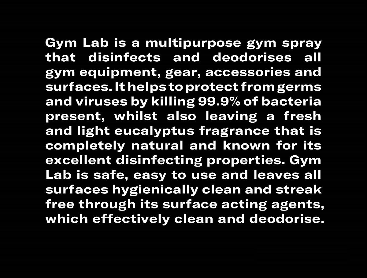 GYM LAB SANITIZER - MULTIPURPOSE