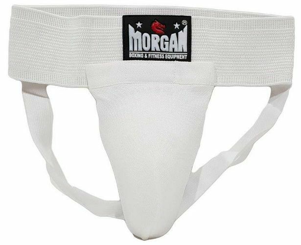 Morgan Classic Elastic Groin Guard With Cup Extra Small - White