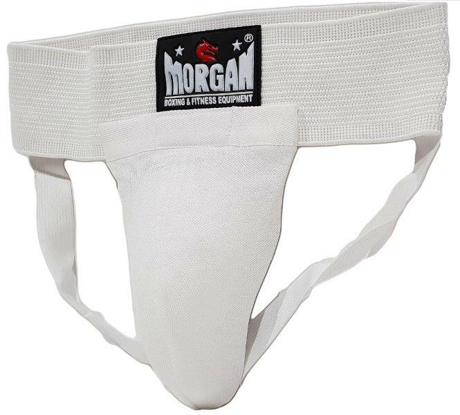 Morgan Classic Elastic Groin Guard With Cup Extra Small - White