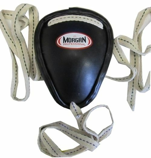 Morgan Platinum Lace Up Steel Groin Guard
