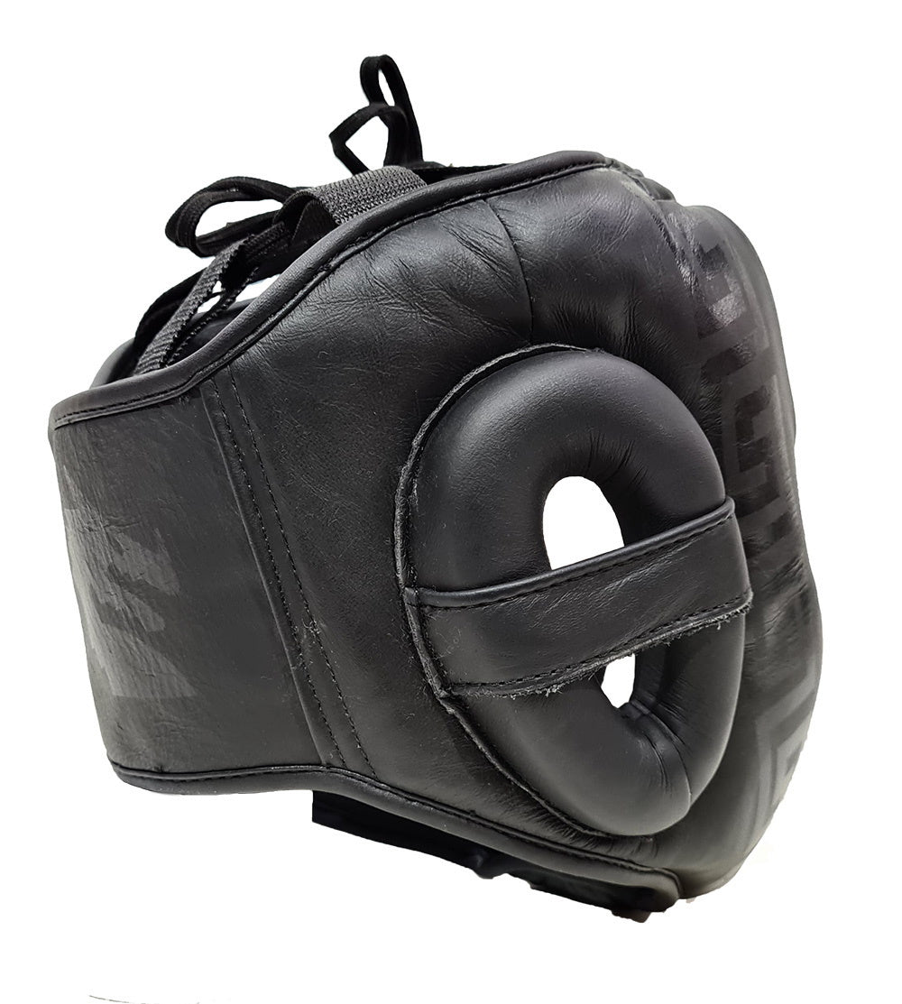 Morgan B2 Bomber Leather Head Guard Medium