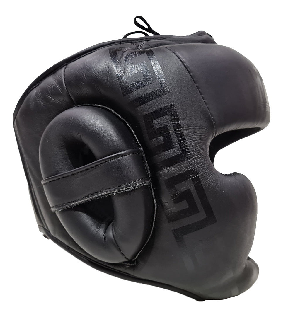 Morgan B2 Bomber Leather Head Guard Medium