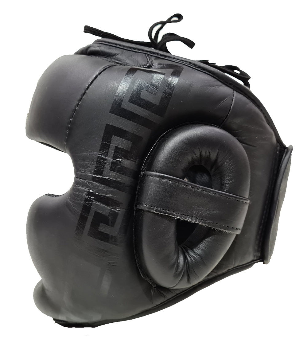 Morgan B2 Bomber Leather Head Guard Medium