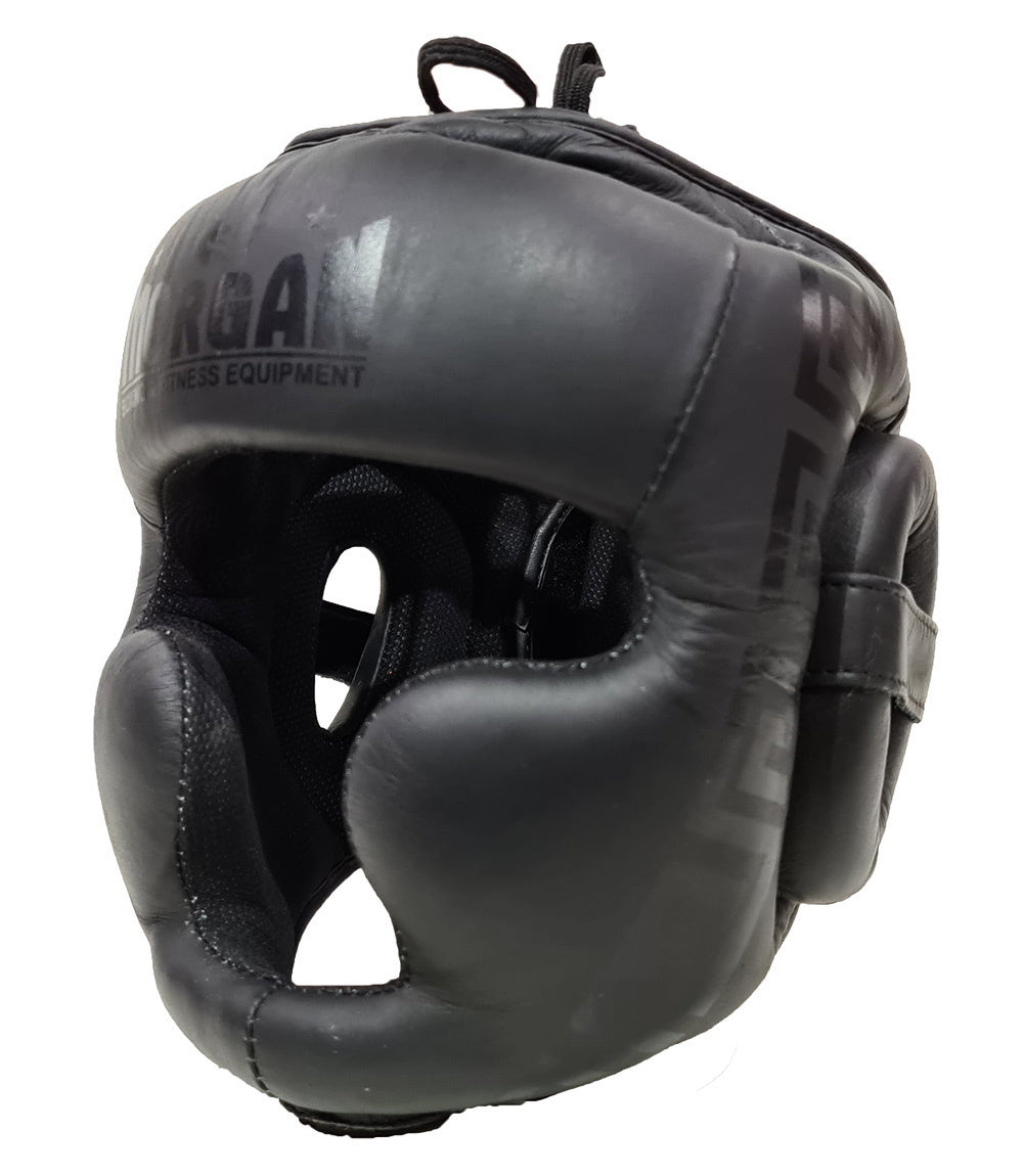 Morgan B2 Bomber Leather Head Guard Medium