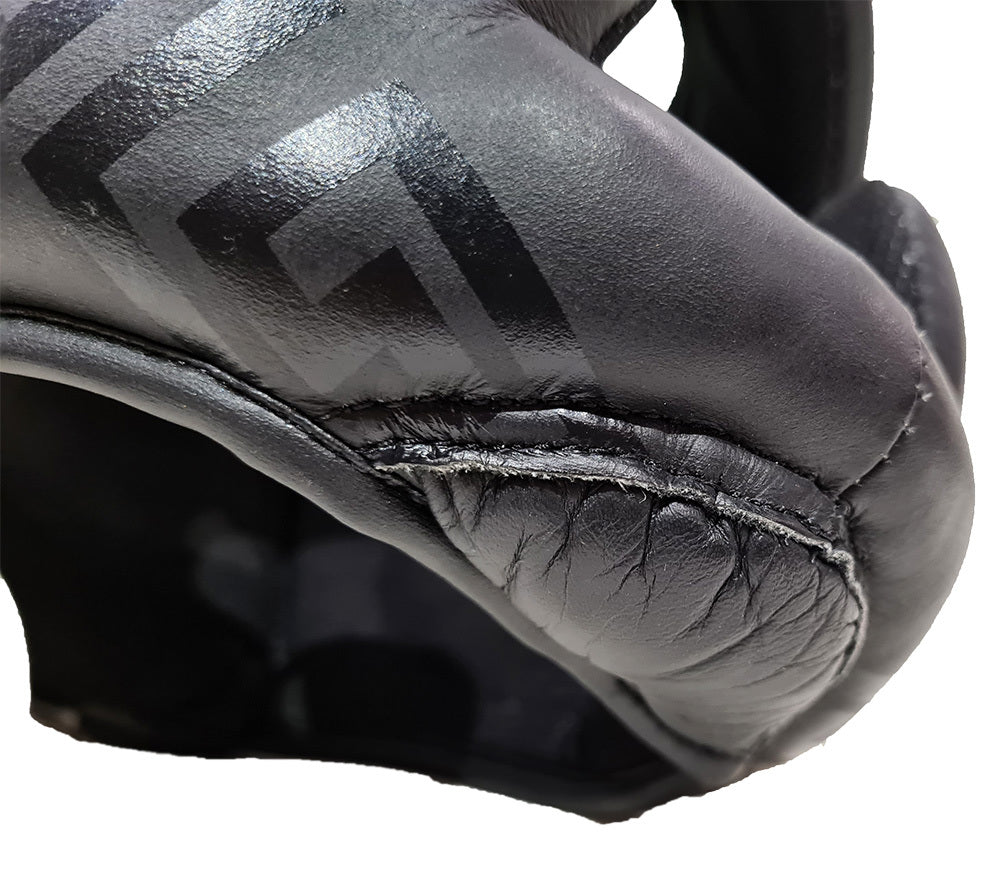 Morgan B2 Bomber Leather Head Guard Medium