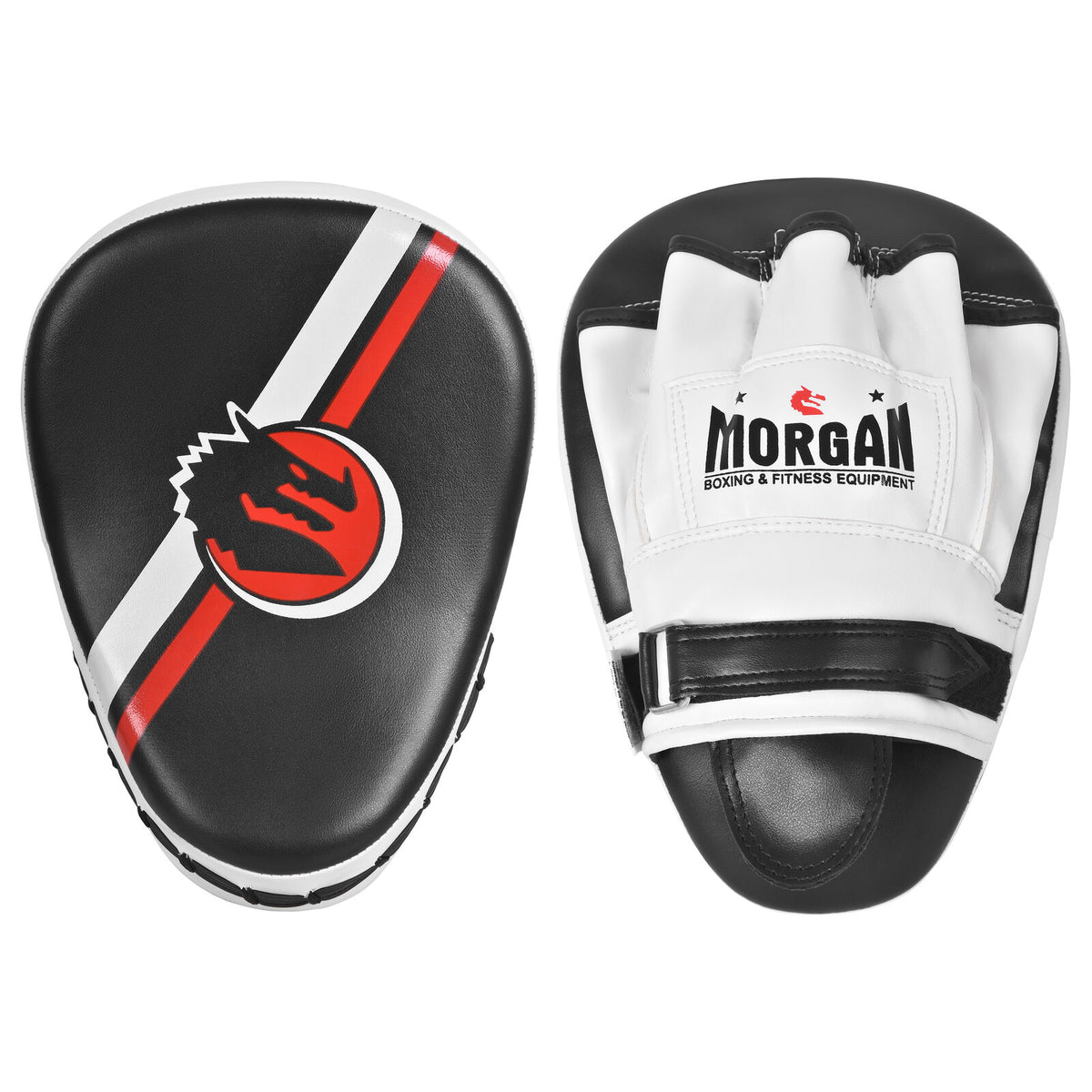 Morgan V2 Classic Curved Focus Pads Pair - White