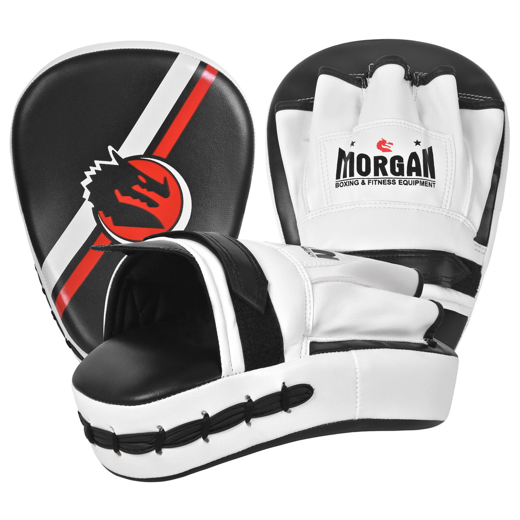Morgan V2 Classic Curved Focus Pads Pair - White