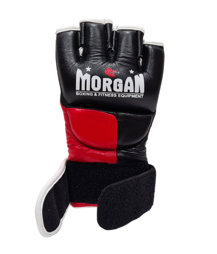 Morgan Sports V2 Platinum Leather Mma Gloves Small