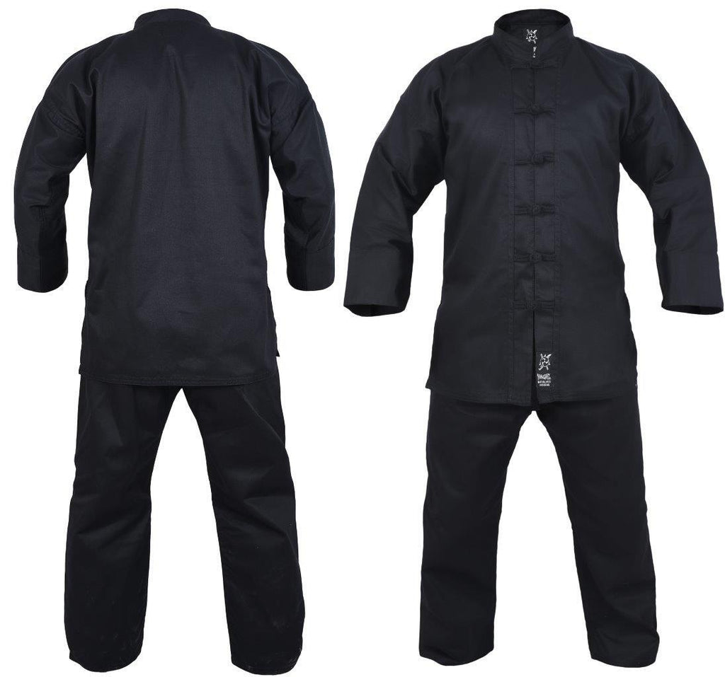 YAMASAKI KUNG FU UNIFORM (BLACK TRIM) - 10oz