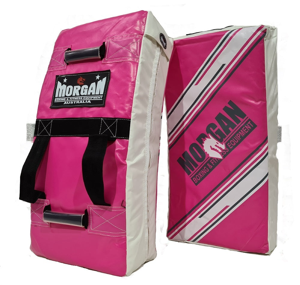 Morgan Aventus Heavy Duty Large Curved Strike & Hit Shield - Pink