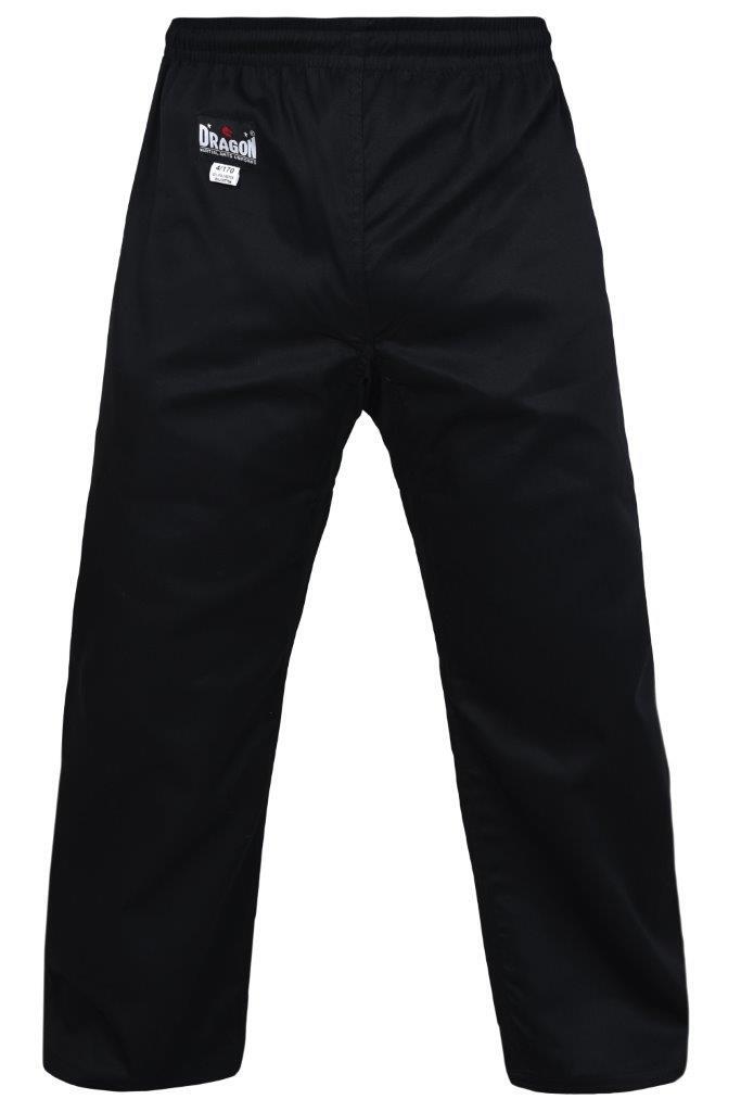 DRAGON 8oz BLACK KARATE UNIFORM [00000]