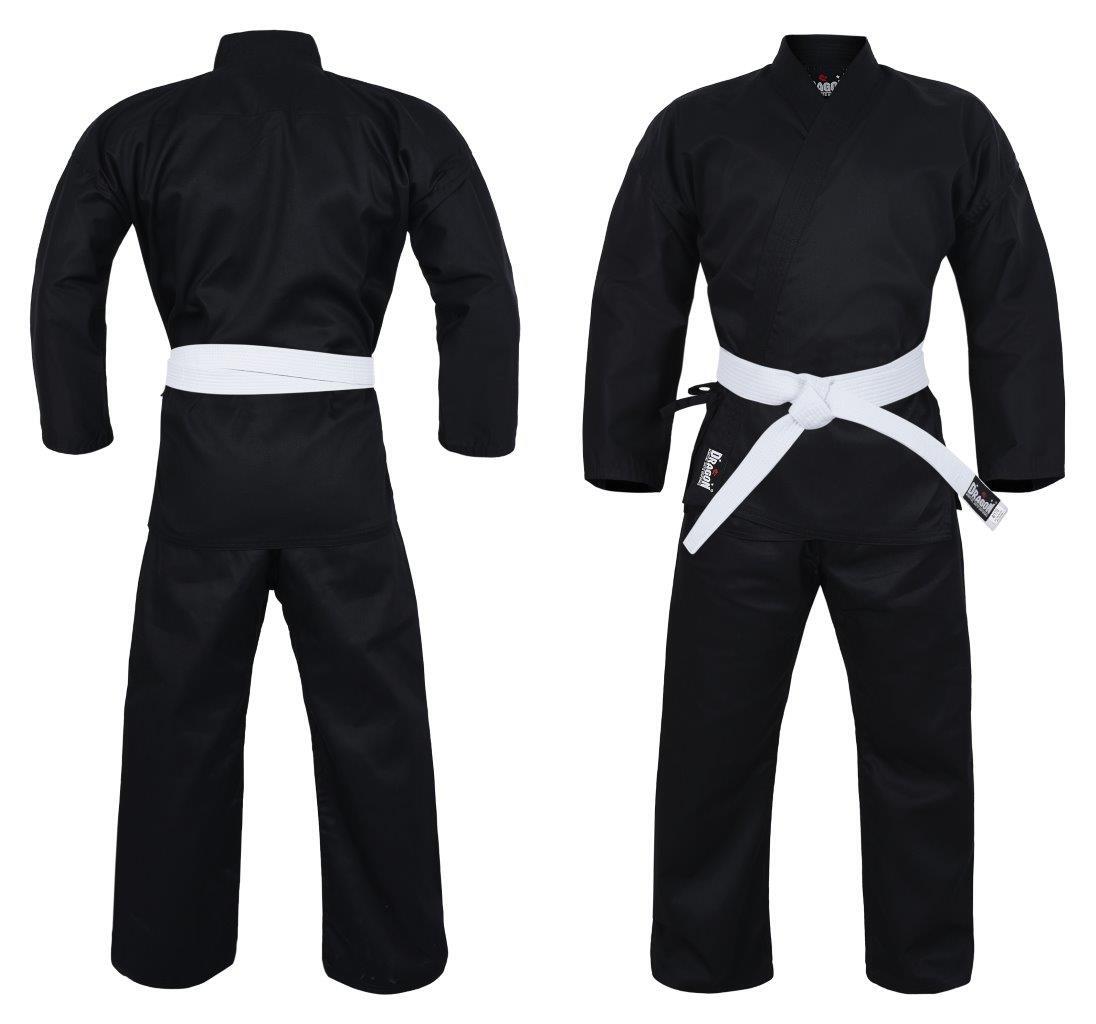 DRAGON 8oz BLACK KARATE UNIFORM[3]