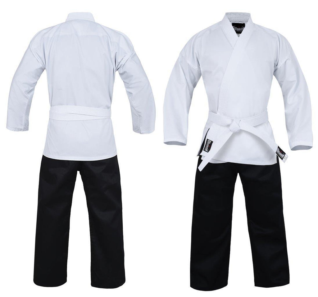 DRAGON 8oz SALT & PEPPER KARATE UNIFORM