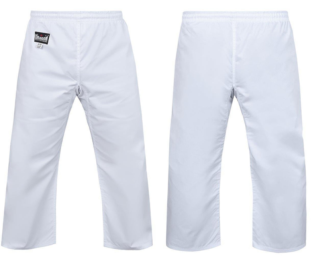 DRAGON 8oz WHITE Gi PANTS