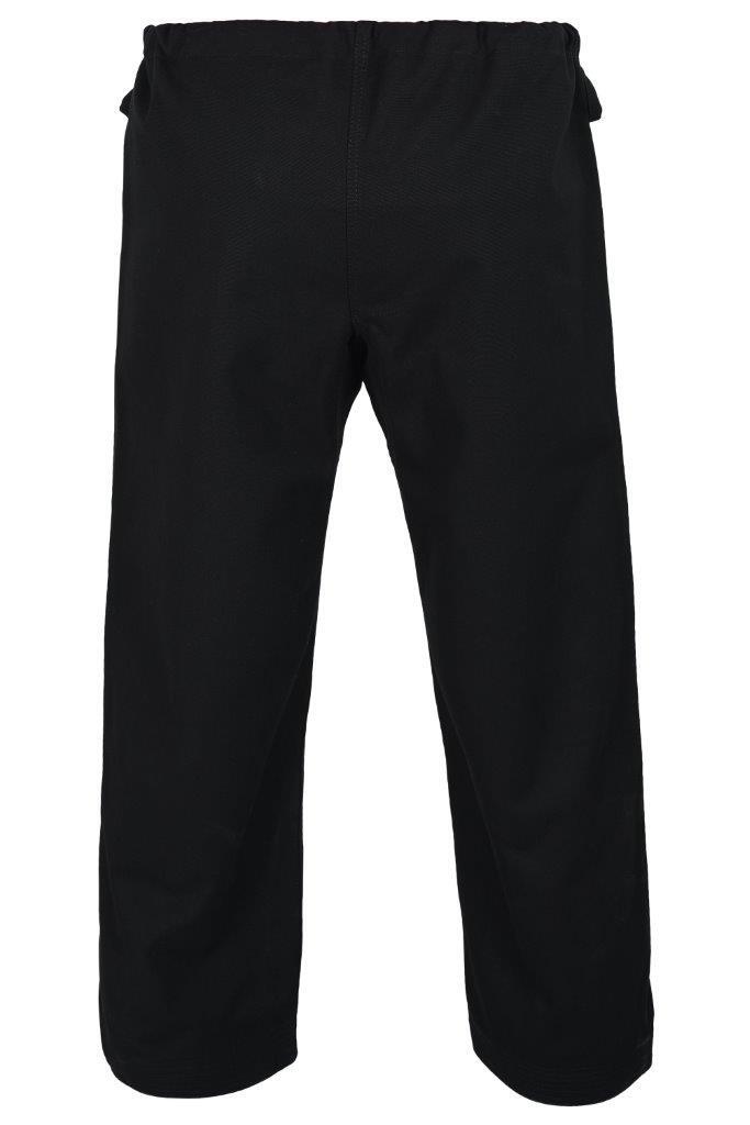 YAMASAKI 14oz GOLD BRUSHED BLACK CANVAS KARATE UNIFORM