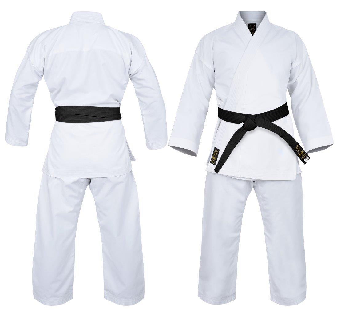 YAMASAKI 14oz GOLD BRUSHED CANVAS KARATE UNIFORM