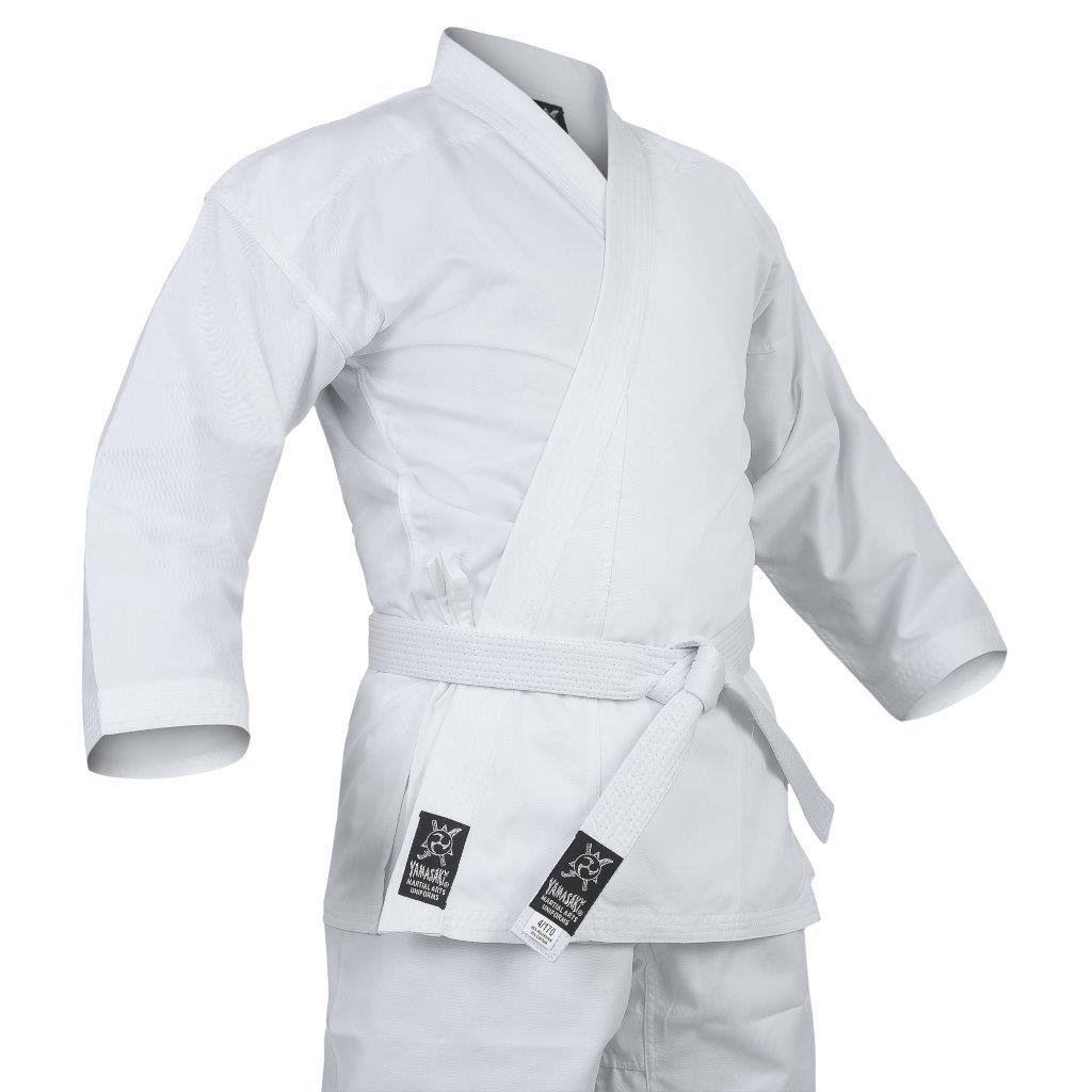 YAMASAKI 10oz PRO V2 WHITE KARATE UNIFORM